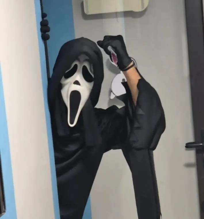 Ghostface de Pânico em evento